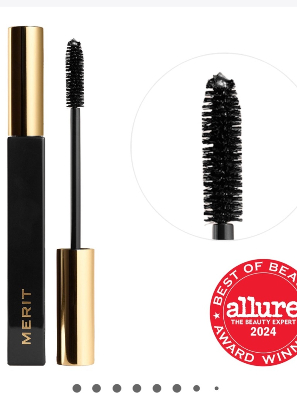 Merit clean Lash strengthening Tubing Mascara in Black